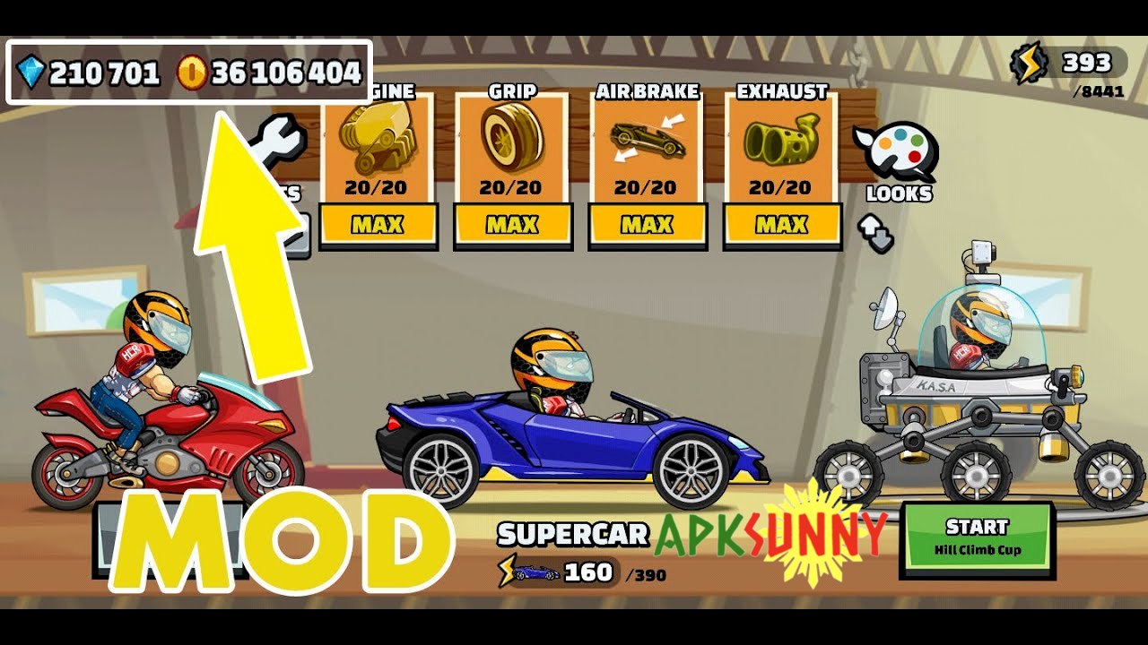 Hill Climb Racing 2 mod apk 2021