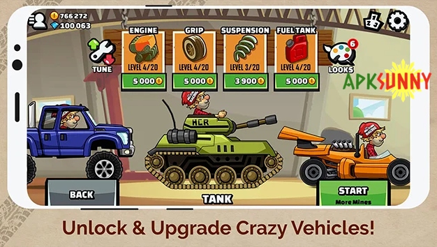 Hill Climb Racing 2 mod apk download