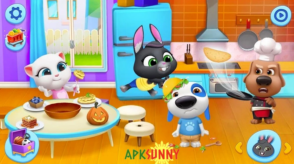 My Talking Tom Friends mod apk latest version