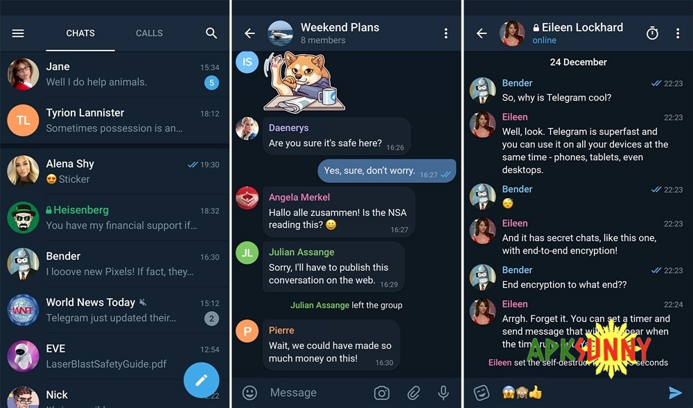 Telegram mod apk download