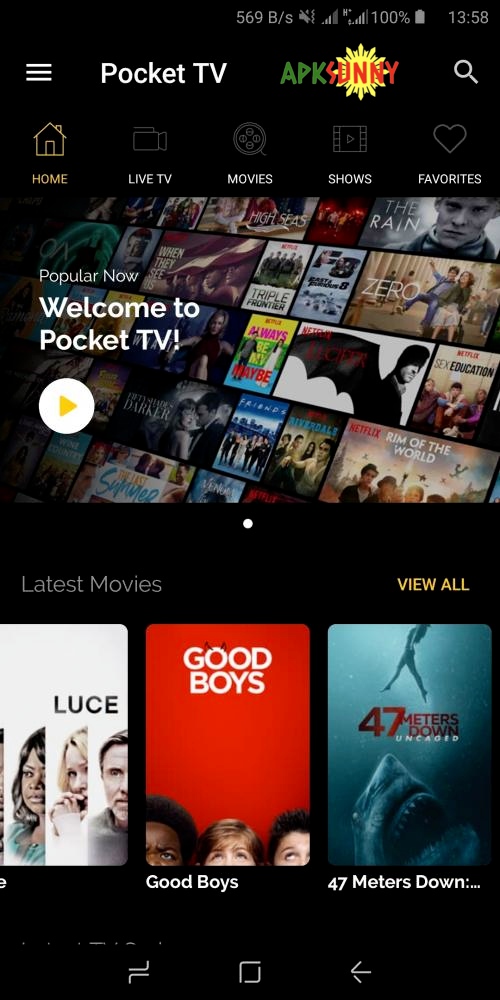 pocket tv apk