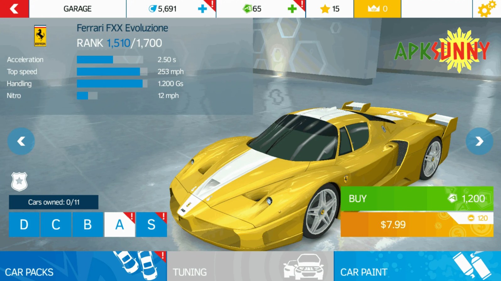 Asphalt Nitro mod apk download