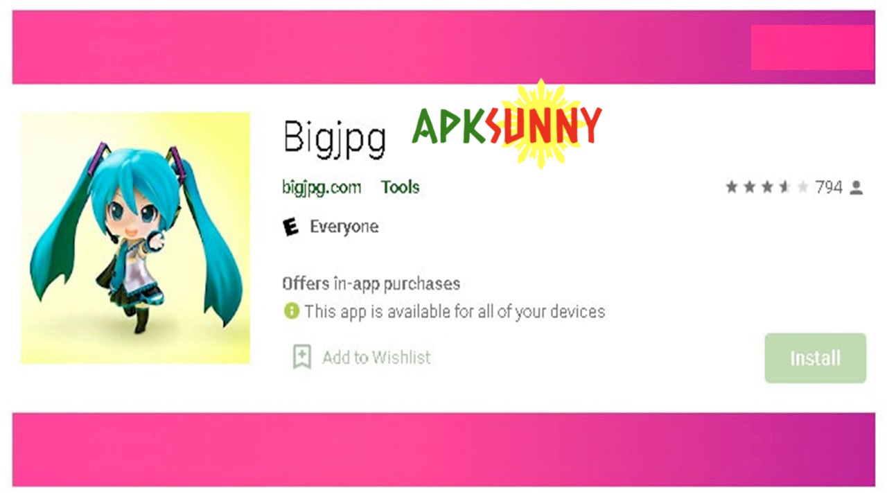 Bigjpg mod apk free