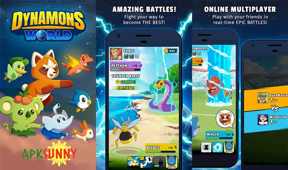 Dynamons World mod apk download