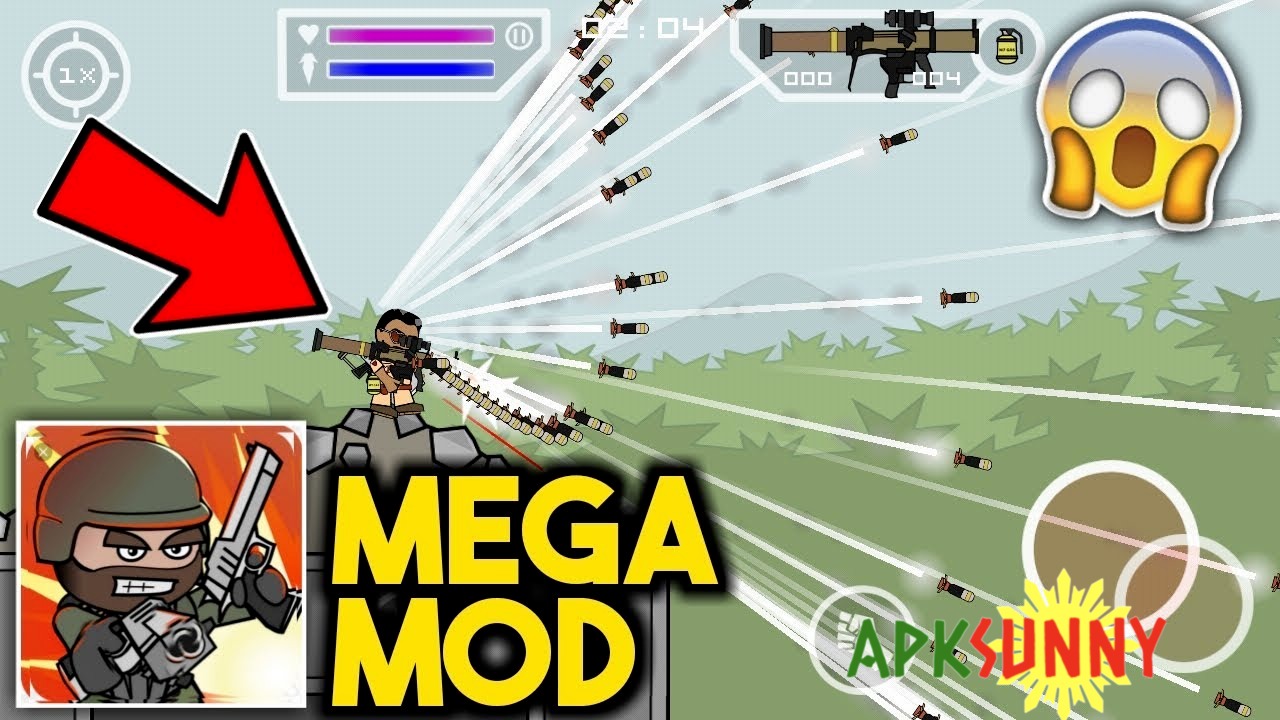 Mini Militia - Doodle Army 2 mod apk free