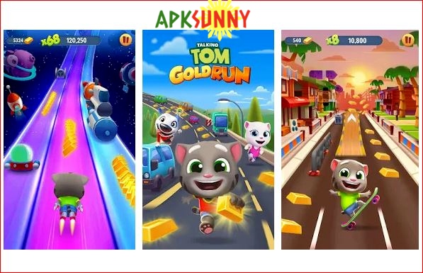 Talking Tom Gold Run mod apk free