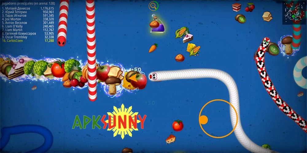 Worms Zone .io mod apk 2022