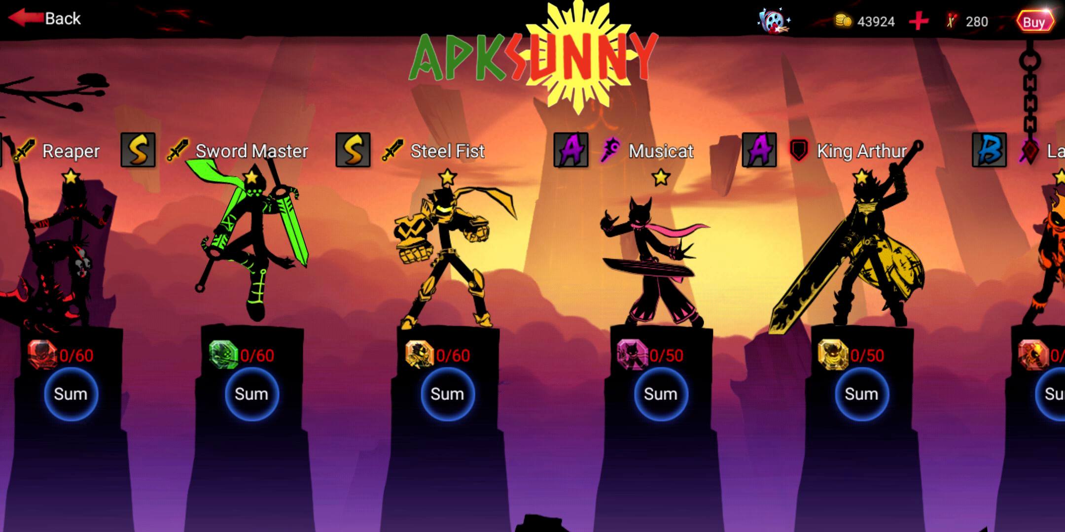 League Of Stickman mod apk download