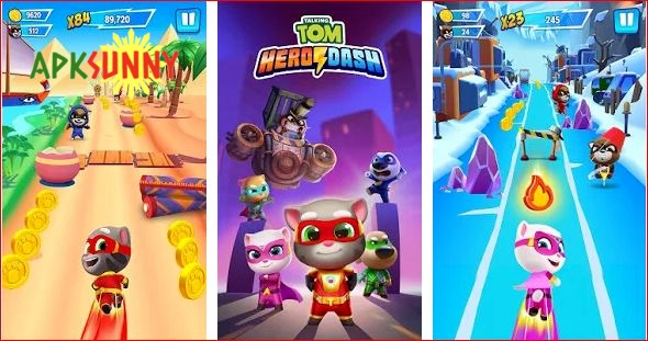 Talking Tom Hero Dash mod apk 2022