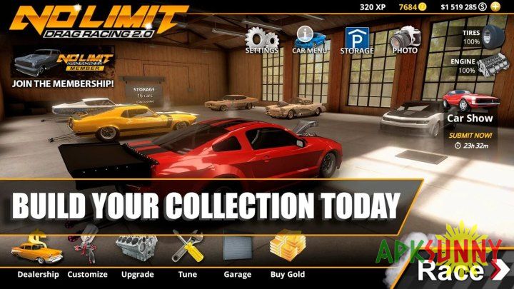 No Limit Drag Racing 2 mod pak free