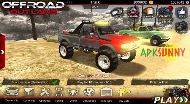 Offroad Outlaws mod apk 2022