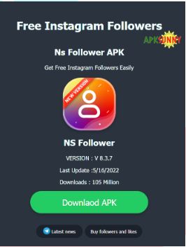 ns followers mod apk unlimited coins